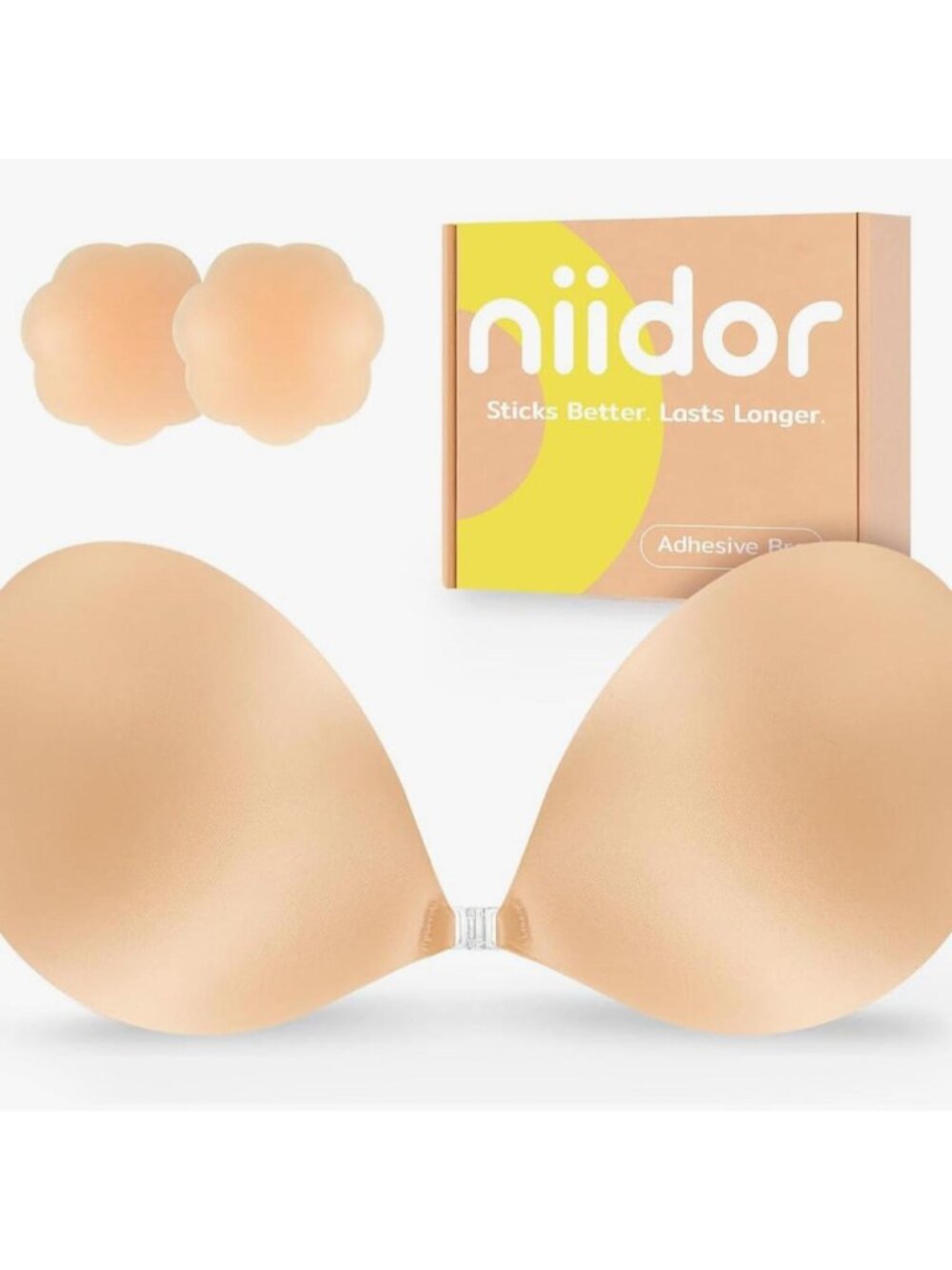 Silicone strapless adhesive bra #pushup #lingerie #siliconebra #strapless bra